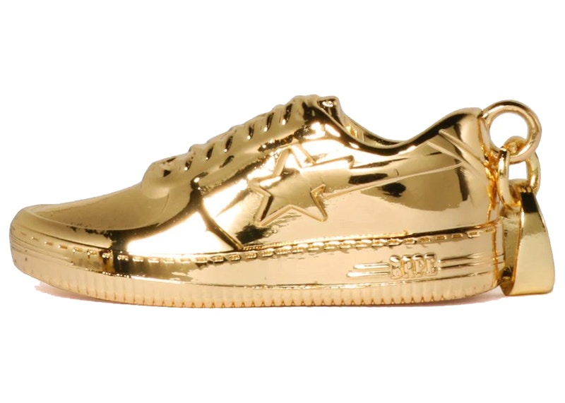 BAPE A Bathing Ape 29th Anniversary Bape Sta Necklace Gold