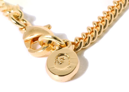 BAPE A Bathing Ape 29th Anniversary Bape Sta Necklace Gold