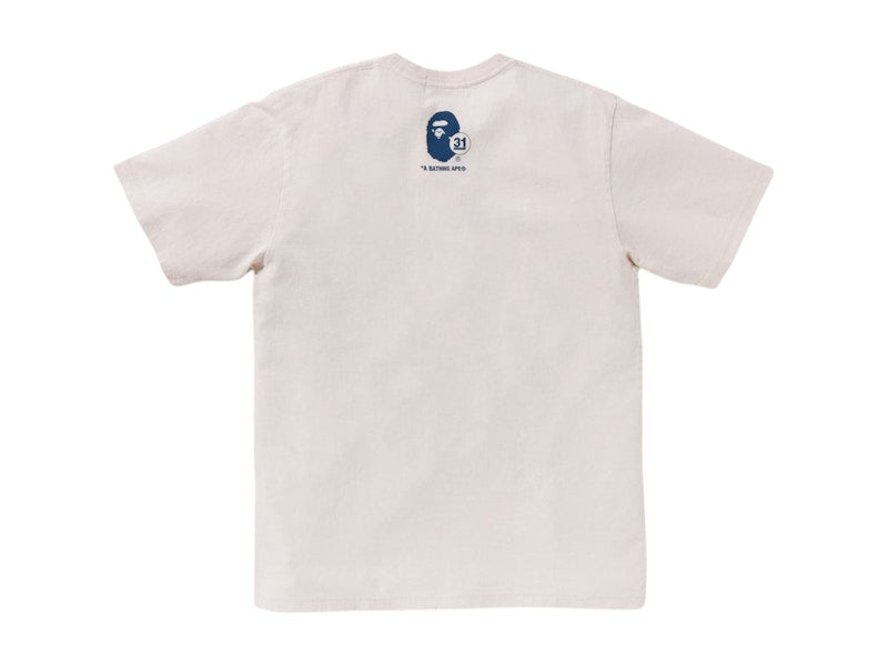 BAPE A Bathing Ape 31st Anniversary Ape Head Tee Ivory
