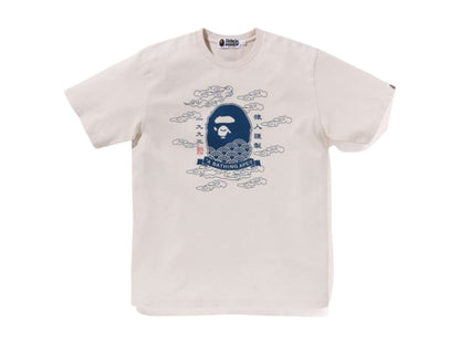BAPE A Bathing Ape 31st Anniversary Ape Head Tee Ivory