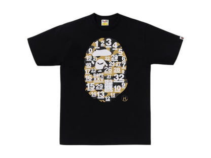 BAPE A Bathing Ape 32nd Anniversary 1st Camo Big Ape Head Tee Black/Yellow
