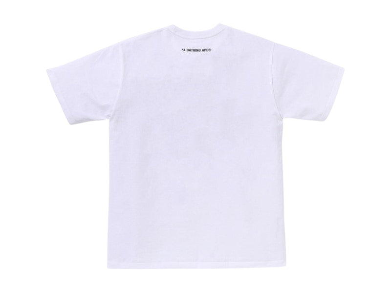 BAPE A Bathing Ape 32nd Anniversary 1st Camo Big Ape Head Tee White/Yellow