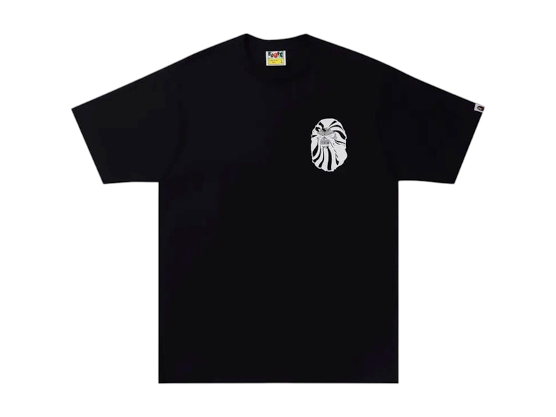 BAPE A Bathing Ape Ape Head I Tee Black