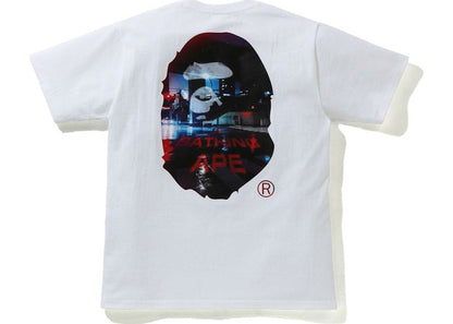 BAPE A Bathing Ape Back Street Tee White
