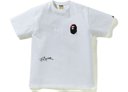 BAPE A Bathing Ape Back Street Tee White