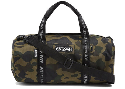 BAPE A Bathing Ape Bape x Outdoor Products 1st Camo Duffel Bag Green