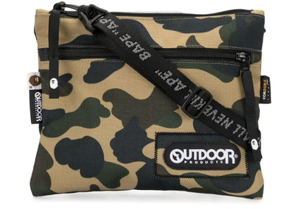 BAPE A Bathing Ape Bape x Outdoor Products 1st Camo Mini Shoulder Bag Yellow