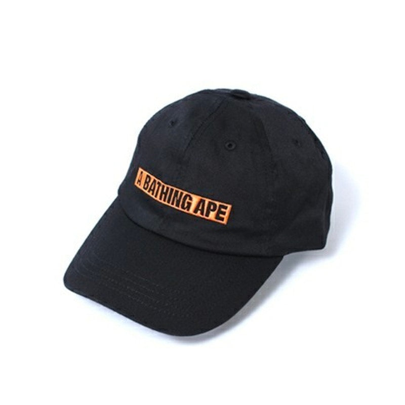 BAPE A Bathing Ape Cap Black/Orange