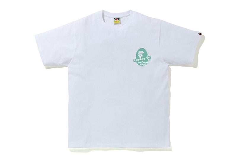 BAPE A Bathing Ape Circle Tee White/Blue