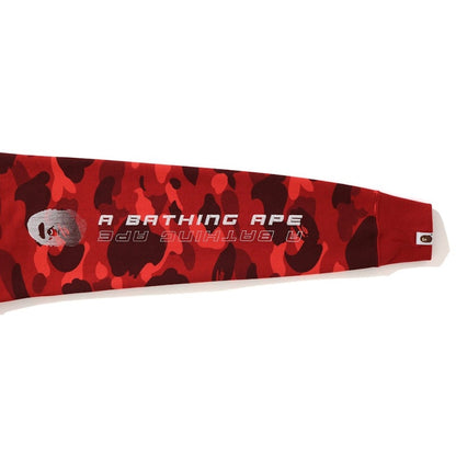 BAPE A Bathing Ape Color Camo Crewneck Red