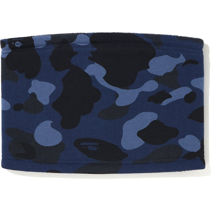 BAPE A Bathing Ape Color Camo Neck Warmer Navy