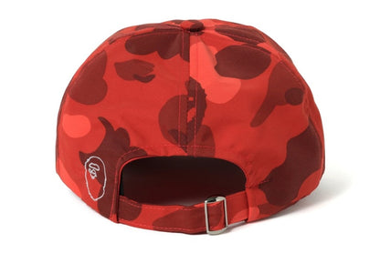 BAPE A Bathing Ape Color Camo Panel Cap Red