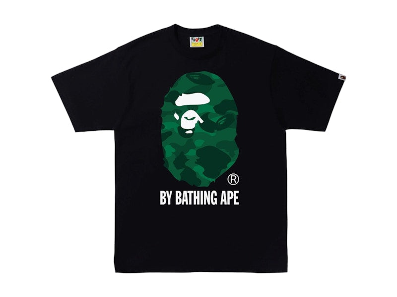 BAPE A Bathing Ape Color Camo Tee Black/Green