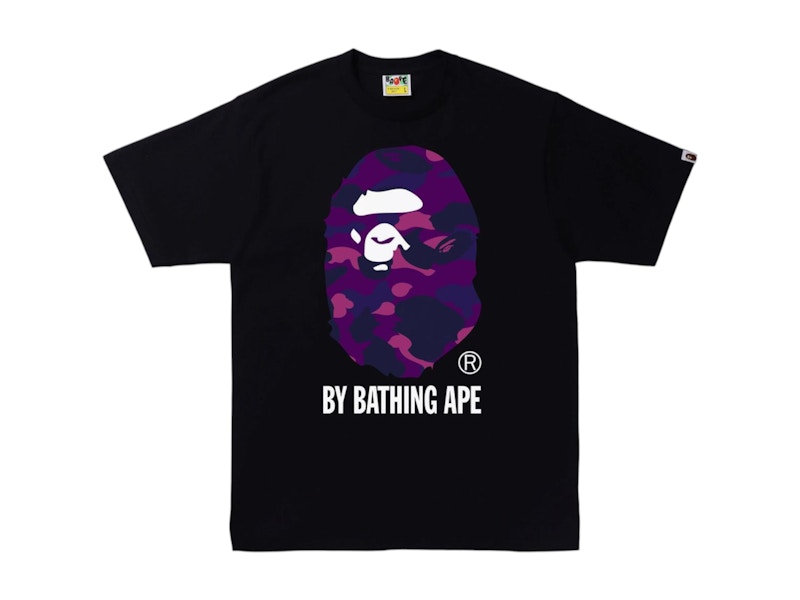 BAPE A Bathing Ape Color Camo Tee Black/Purple