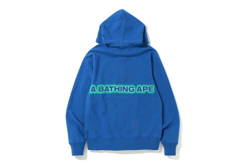 BAPE A Bathing Ape Full Zip Hoodie Blue