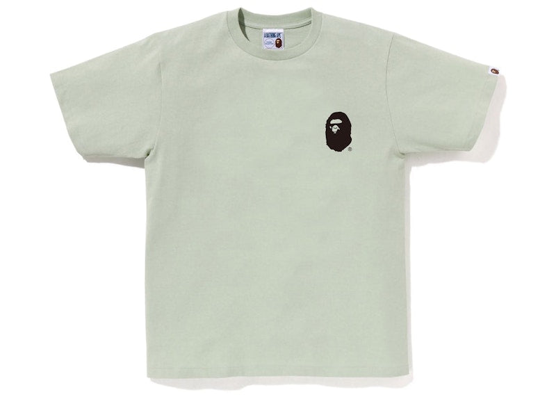 BAPE A Bathing Ape Lettered Tee Green
