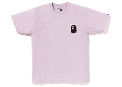 BAPE A Bathing Ape Lettered Tee Purple