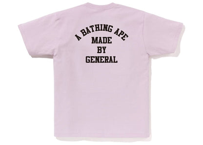BAPE A Bathing Ape Lettered Tee Purple