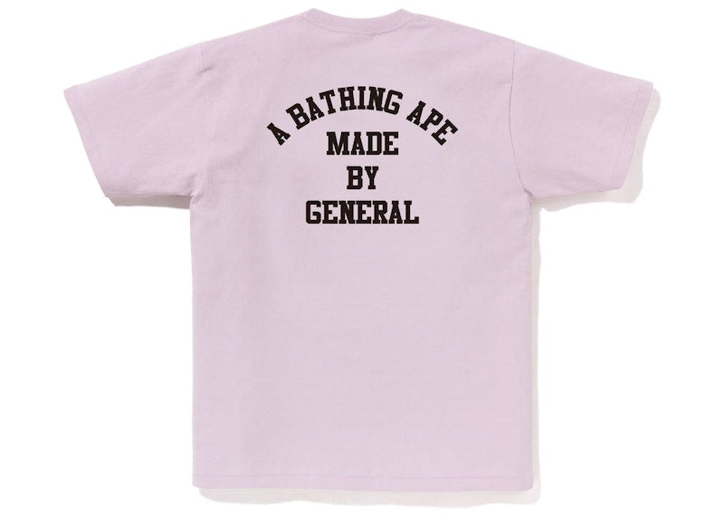 BAPE A Bathing Ape Lettered Tee Purple