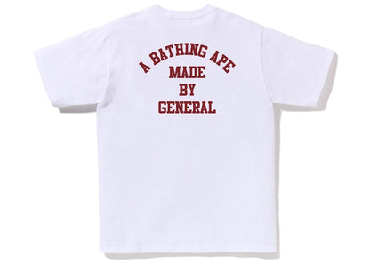 BAPE A Bathing Ape Lettered Tee White