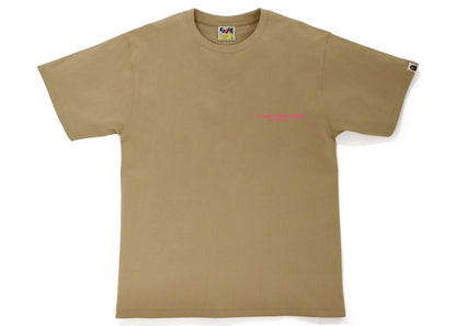 BAPE A Bathing Ape Line Camo Tee Beige