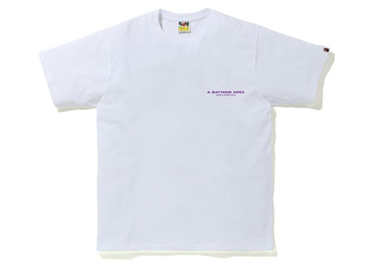 BAPE A Bathing Ape Line Camo Tee White