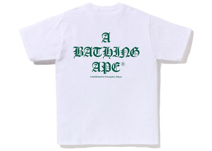 BAPE A Bathing Ape Logo Tee White