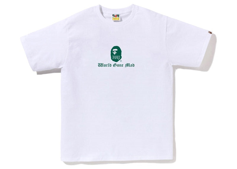 BAPE A Bathing Ape Logo Tee White
