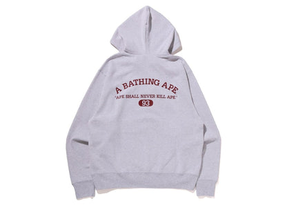 BAPE A Bathing Ape Relaxed Fit Pullover Hoodie (FW22) Grey