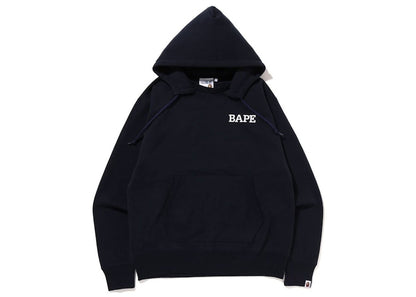 BAPE A Bathing Ape Relaxed Fit Pullover Hoodie (FW22) Navy