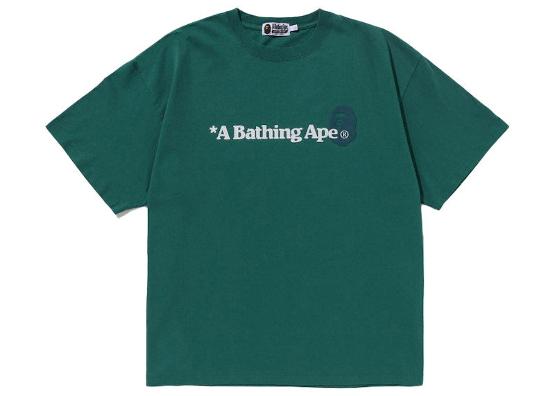 BAPE A Bathing Ape Relaxed Fit Tee Green