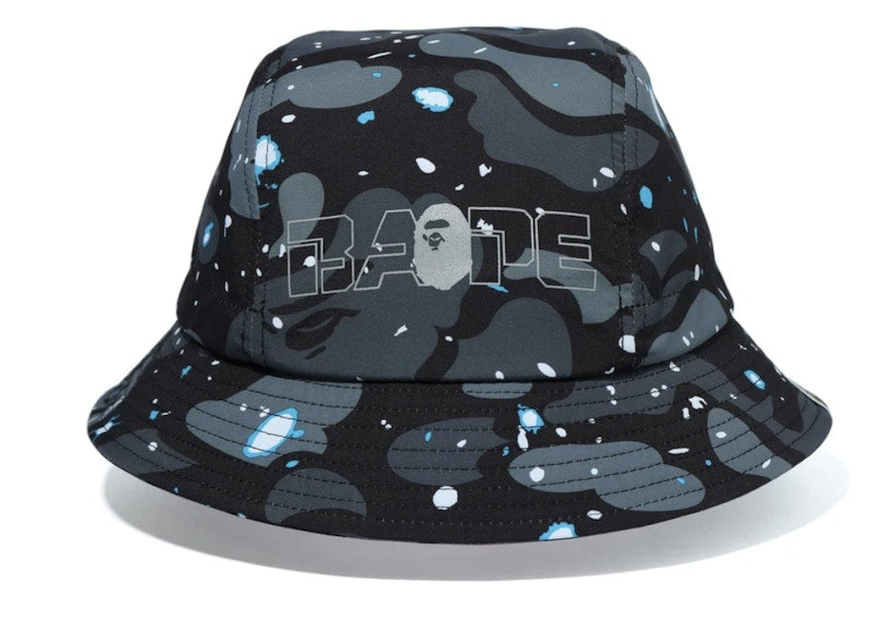 BAPE A Bathing Ape Space Camo Hat Black
