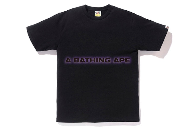 BAPE A Bathing Ape Tee Black