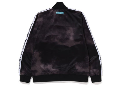 BAPE A Bathing Ape Tie Dye Track Jacket Grey