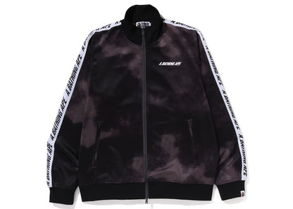 BAPE A Bathing Ape Tie Dye Track Jacket Grey