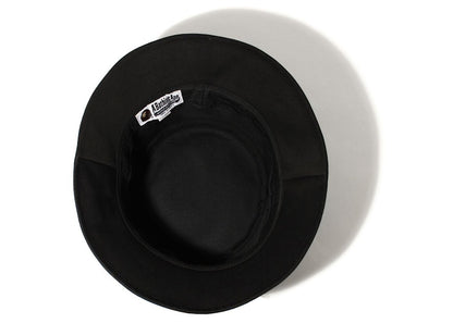 BAPE A Bathing Ape Twill Bucket Hat Black