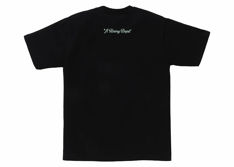 BAPE A Rising Bape Photo Tee Black