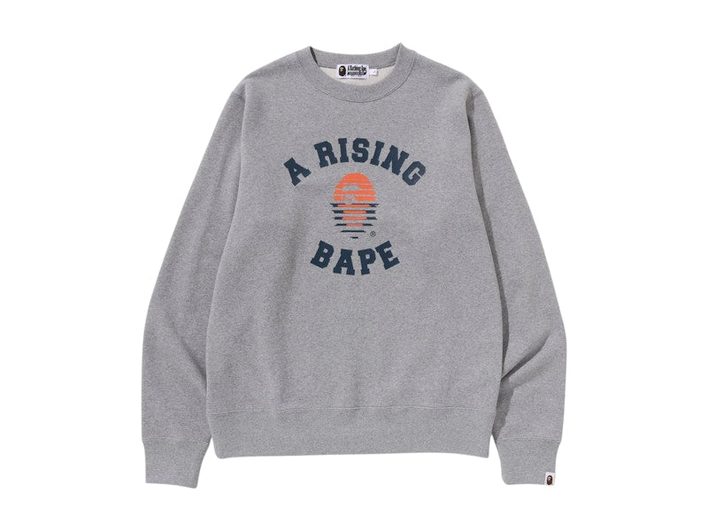BAPE A Rising Bape Sweatshirt Grey