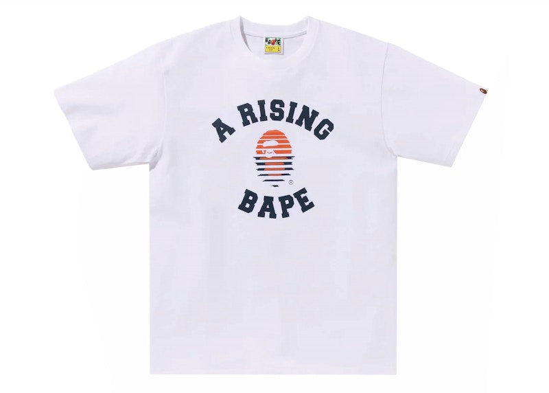 BAPE A Rising Bape Tee White