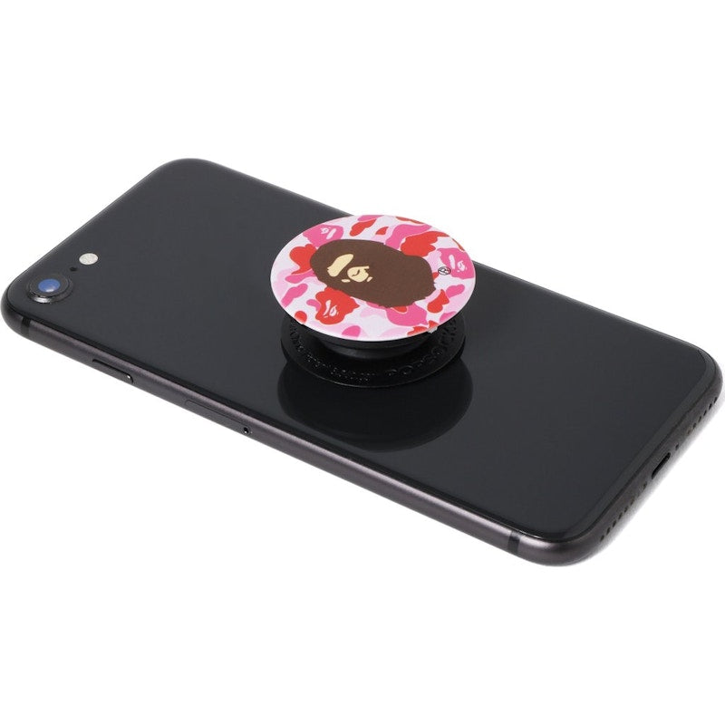 BAPE ABC Ape Head Popsockets Pink