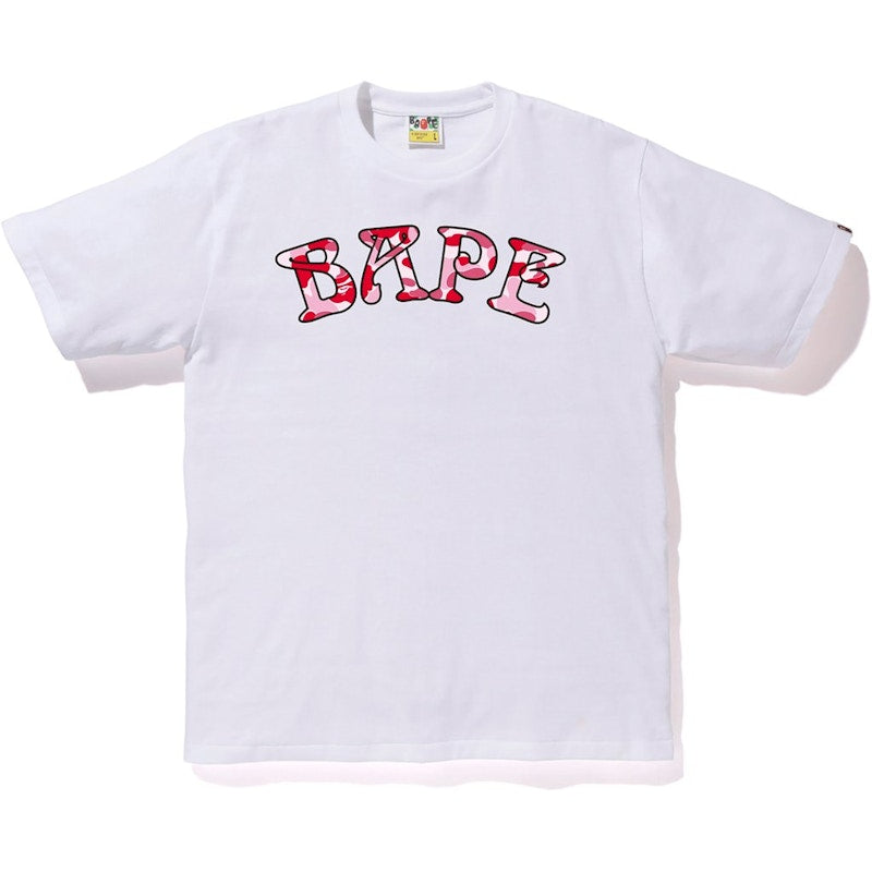 BAPE ABC Bape 88 Tee White/Pink