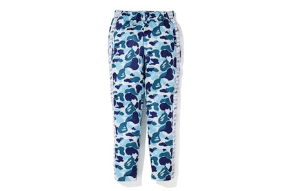 BAPE ABC Bapesta Tape Jersey Pants Blue
