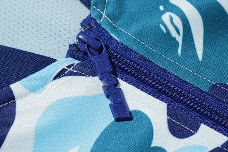 BAPE ABC Bapesta Tape Jersey Top Blue
