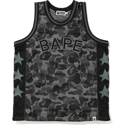 BAPE ABC Basketball Tank Top Black
