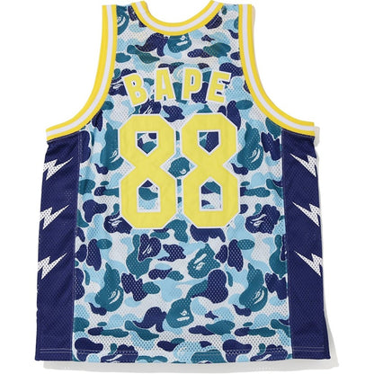 BAPE ABC Basketball Tank Top Blue