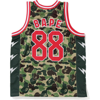 BAPE ABC Basketball Tank Top Green