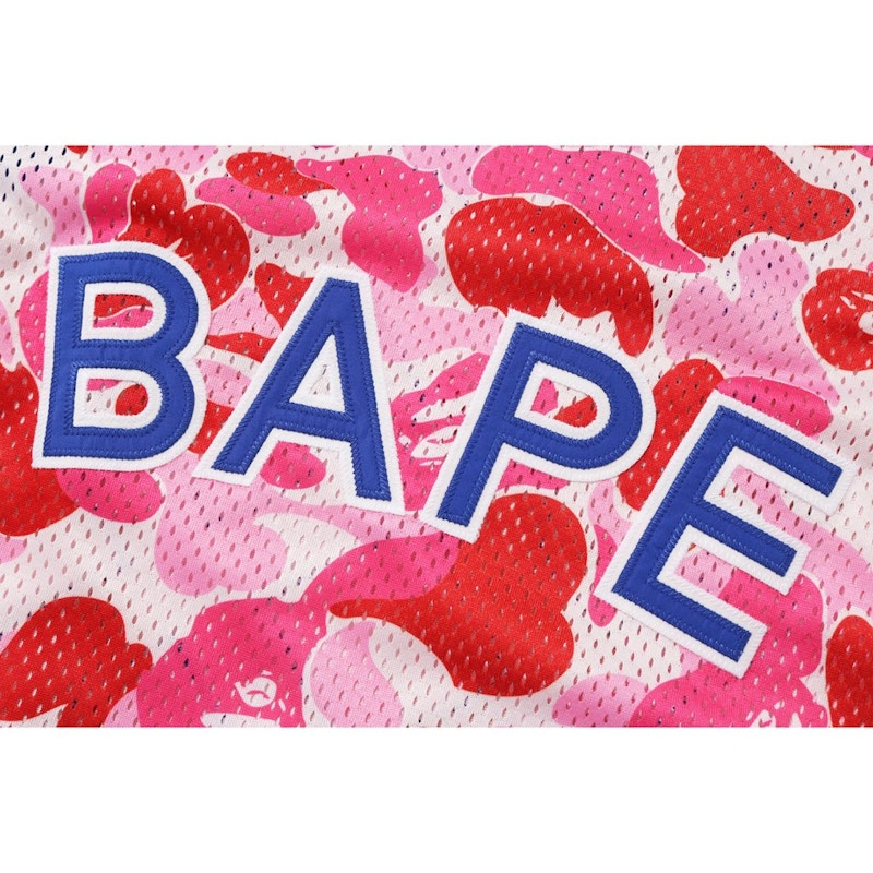 BAPE ABC Basketball Tank Top Pink