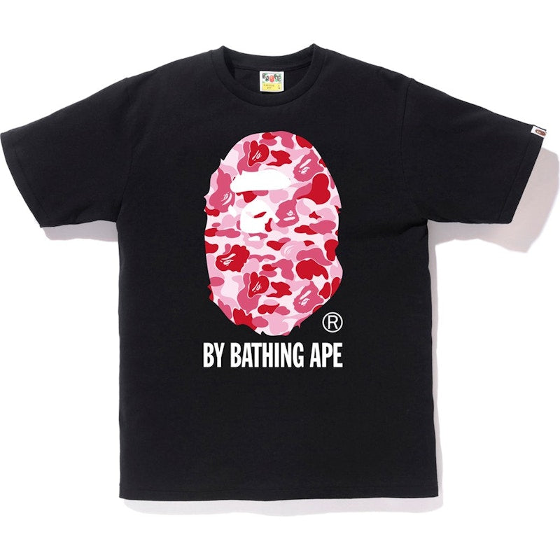 BAPE ABC By Bathing Tee Black/Pink