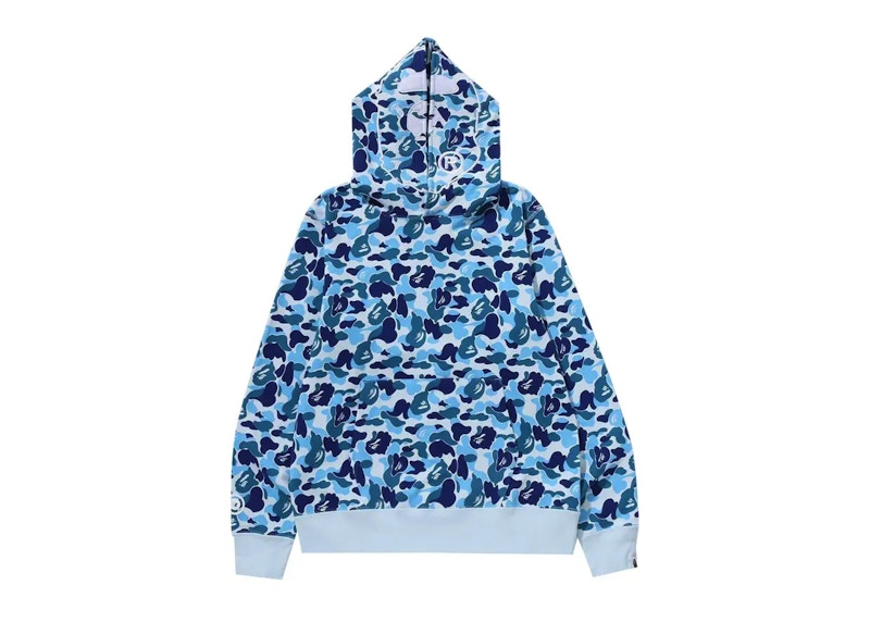 BAPE ABC Camo 2nd Ape Hoodie Blue