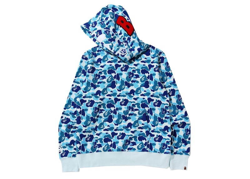 BAPE ABC Camo 2nd Ape Wide Fit Pullover Hoodie Blue